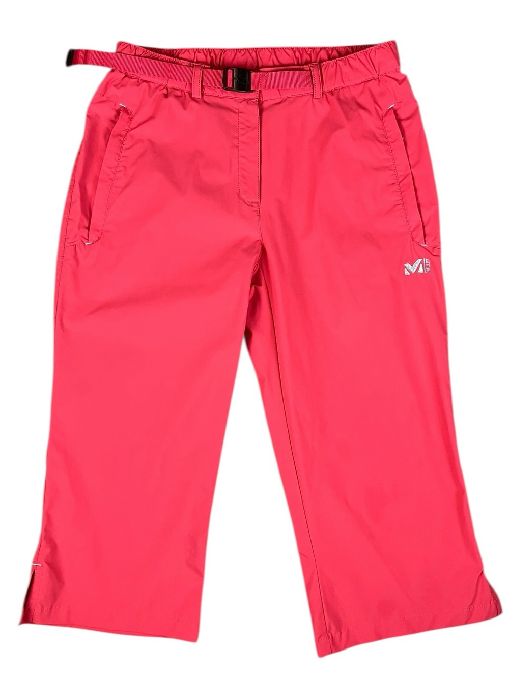 Millet Activewear Capris Hiking Outdoors Women's Small Pink Orange Attached Belt